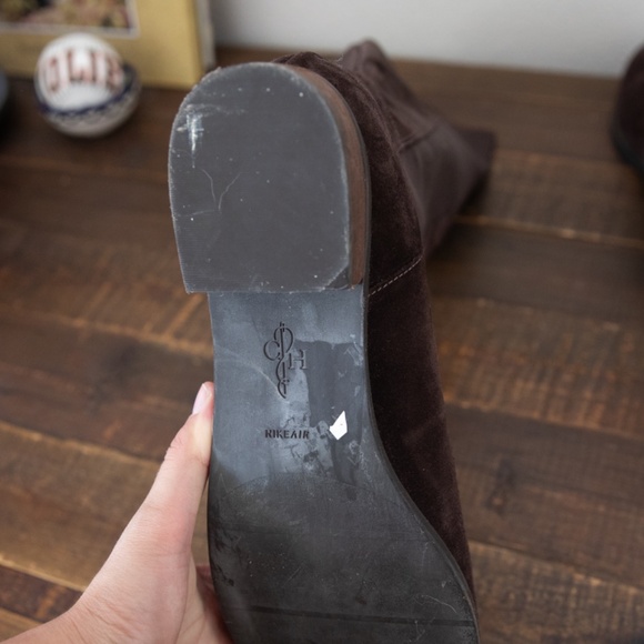 Cole Haan Nike Air Tall Brown Suede Jodhpurs Boots  - Picture 5 of 5
